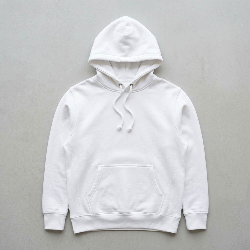 White hoodie